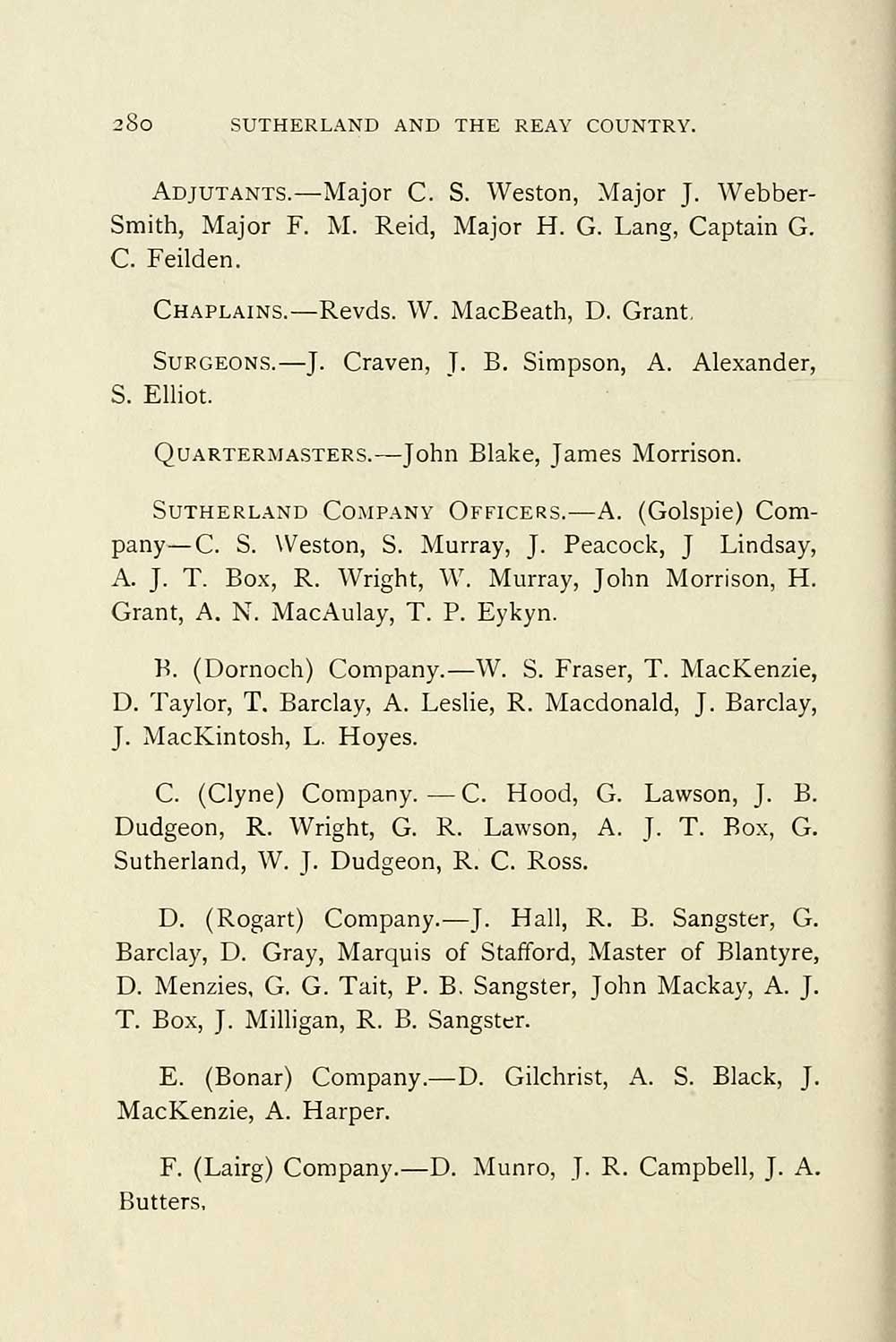 3 Page 280 Sutherland And The Reay Country Histories Of Scottish Families National Library Of Scotland