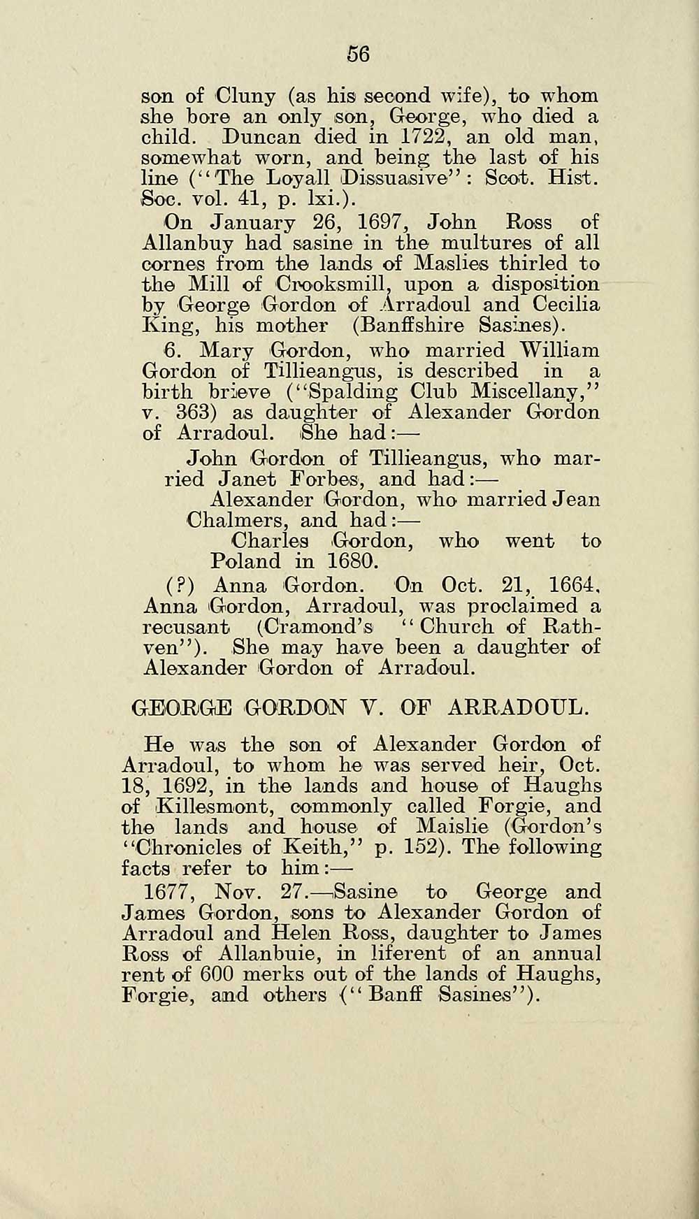 41) Page 39 - Gordons of Cairnfield - Histories of Scottish families -  National Library of Scotland