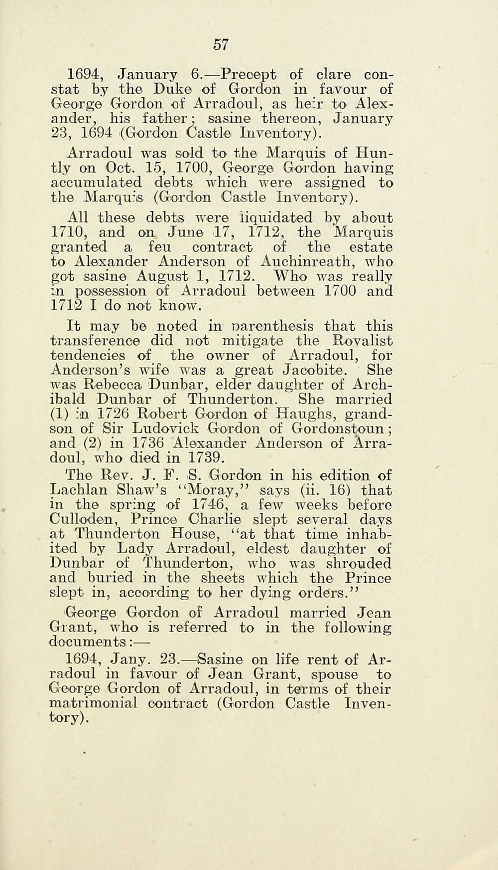 41) Page 39 - Gordons of Cairnfield - Histories of Scottish