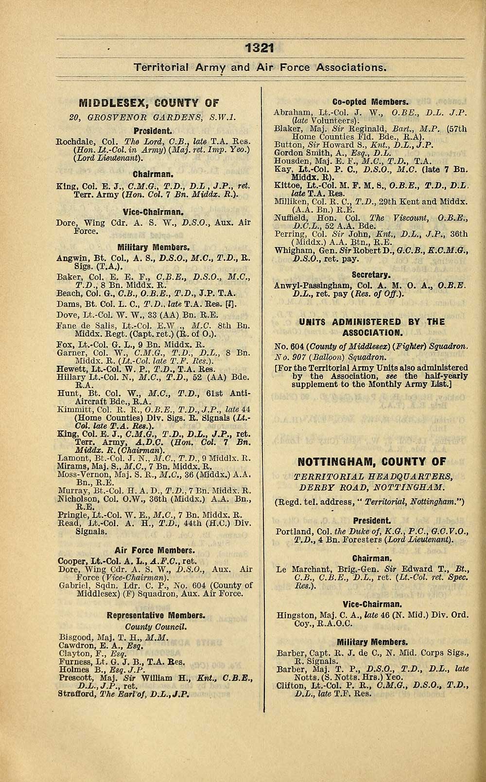 524 Air Force Lists Air Force List Monthly 1938 July British Military Lists National Library Of Scotland