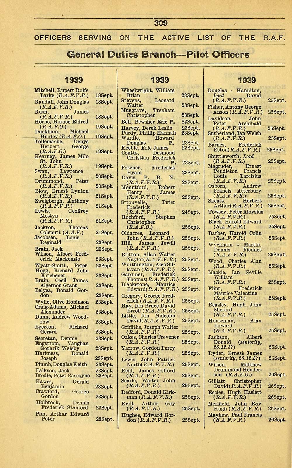 184 Air Force lists Air Force list Bimonthly 1940 June