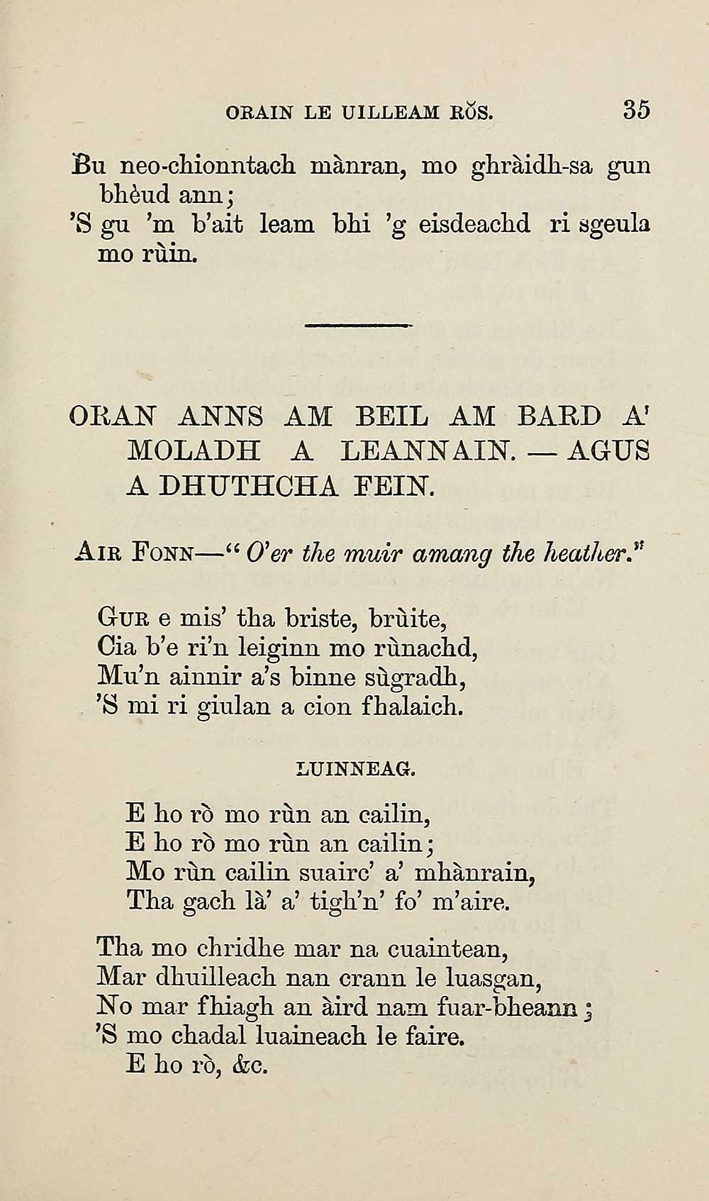 59 Page 35 Books And Other Items Printed In Gaelic From 1871 To 1900 12 Orain Ghelach Scottish Directories National Library Of Scotland