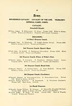 Page 48Army -- Household Cavalry -- Cavalry of the Line -- Yeomanry -- Imperial Camel Corps