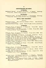 Page 84Leicestershire Regiment -- Royal Irish regiment