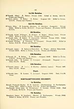 Page 121Northamptonshire Regiment