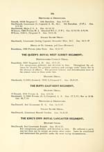 Page 254Queen's Royal West Surrey Regiment -- Buffs (East Kent Regiment) -- King's Own Royal Lancaster Regiment