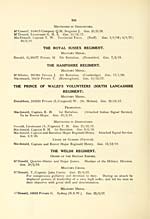 Page 266Royal Sussex Regiment -- Hampshire Regiment -- Prince of Wales' Volunteers (South Lancashire Regiment) -- Welsh Regiment