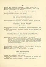 Page 287Royal Munster Fusiliers -- Royal Dublin Fusiliers -- Rifle Brigade (Prince Cosort's Own) -- Army Cyclist Corps