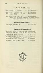 Page 194Seaforth Highlanders -- Gordon Highlanders -- Cameron Highlanders