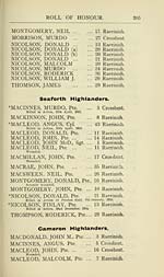 Page 205Seaforth Highlanders -- Cameron Highlanders