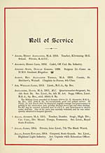 Page 27Roll of service: Adams -- Allan