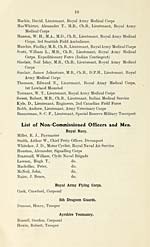 Page 10List of non-commissioned officers and men: Royal Navy -- Royal Army Flying Corps -- 5th Dragoon Guards -- Ayrshire Yeomanry