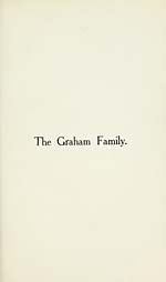 Divisional title pageGraham family