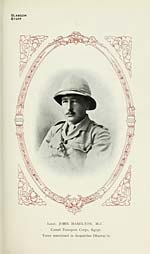 PortraitLieutenant John Hamilton, M.C. (Military Cross)