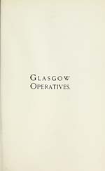 Divisional title pageGlasgow operatives