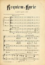 [Page 1]No. 1. Requiem e Kyrie a quattro parti: Soprano, Mezzo-Soprano, Tenore e Basso -- Coro