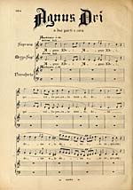 Page 164No. 5. Agnus Dei -- Soprano, Mezzo-Soprano e Coro