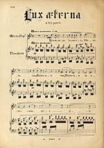 Page 172No. 6. Lux aeterna -- Mezzo-Soprano, Tenore e Basso