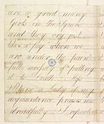 Folio 1 versoIncomplete letter of Marjory Fleming to her sister Isabella, ?1810, page 2