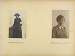 Portrait photographsCatherine Wilson, V.A.D.; Margaret McLean, W.A.A.C