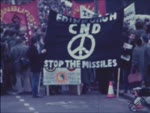 Play 'CND CAMPAIGN FOR NUCLEAR DISARMAMENT DEMONSTRATION'