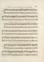 Page 21Mrs. Anderson's Strathspey - of Fochabers; Miss McPherson Grant's Jig -  of Ballindalloch; Mr. Marshall's compliments to Niel Gow