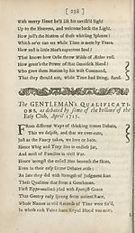 Page 238Gentleman's qualifications as debated by some of fellows of Easy Club, april 1715