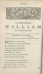Page 266To right and honourable William earl of Dalhousie