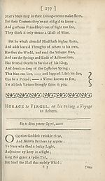 Page 277Horace to Virgil, on his taking voyage to Athens