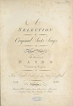Title pageSelection of original Scots songs