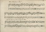 Page 23Miss Napier's Reel -- Miss Dr Grants minuet for the Flute