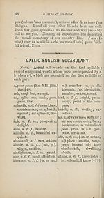 Page 98Gaelic--English vocabulary