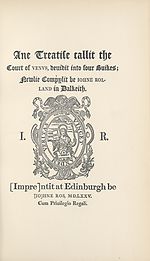 Facsimile of original title page