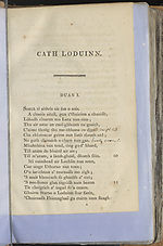 [Page 1]Cath Loduinn -- Duan 1