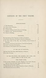 [Page vii]Contents of the first volume