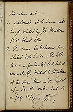 Handwritten contents to two works bound together