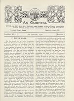 Earrann [Part] 1, An Dàmhar [October], 1926