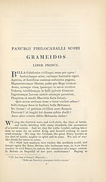 [Page 1]Panurgi Philocaballi Scoti Grameidos -- Liber primus