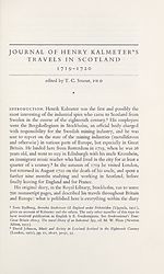 [Page 1]Journal of Henry Kalmeter's travels in Scotland
