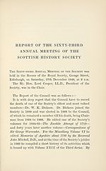[Page 1]Report of the sixty-third annual meeting of the Scottish History Society