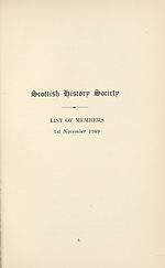 [Page 1]List of members 1 November, 1949