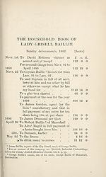 [Page 1]Extracts from household books