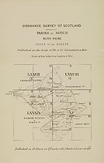 MapParish of Avoch, Ross-shire