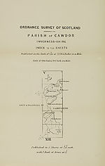 MapParish of Cawdor, Inverness-shire