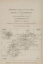 MapParish of Clackmannan and Clackmannan Ph. (detached), Clackmannanshire