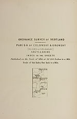 MapParish of Colonsay & Oronsay (Island of Colonsay), Argyllshire