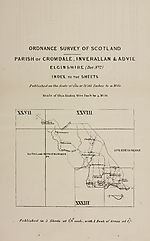 MapParish of Cromdale, Inverallan, and Advie. Elginshire (detached No. 2)