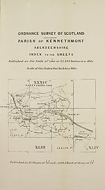 MapParish of Kennethmont, Aberdeenshire