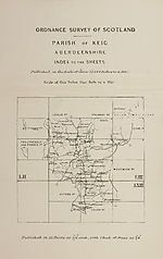 MapParish of Keig, Aberdeenshire