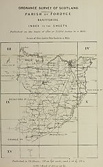 MapParish of Fordyce, Banffshire